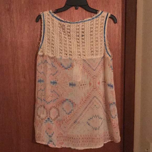 BKE Chiffon Tank Top - Picture 4 of 5